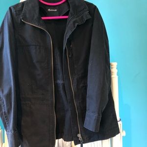 Fall jacket - black cotton